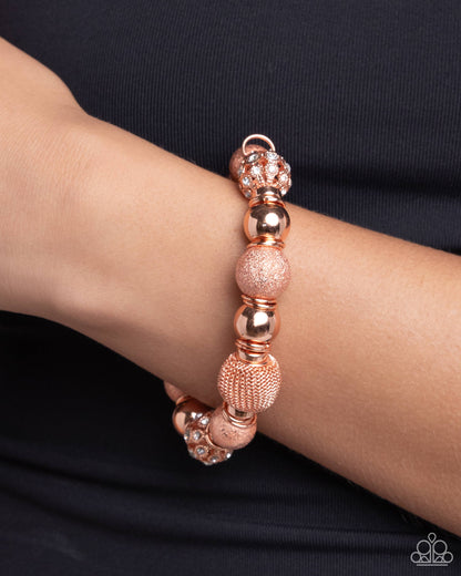 We Totally Mesh - copper - Paparazzi bracelet