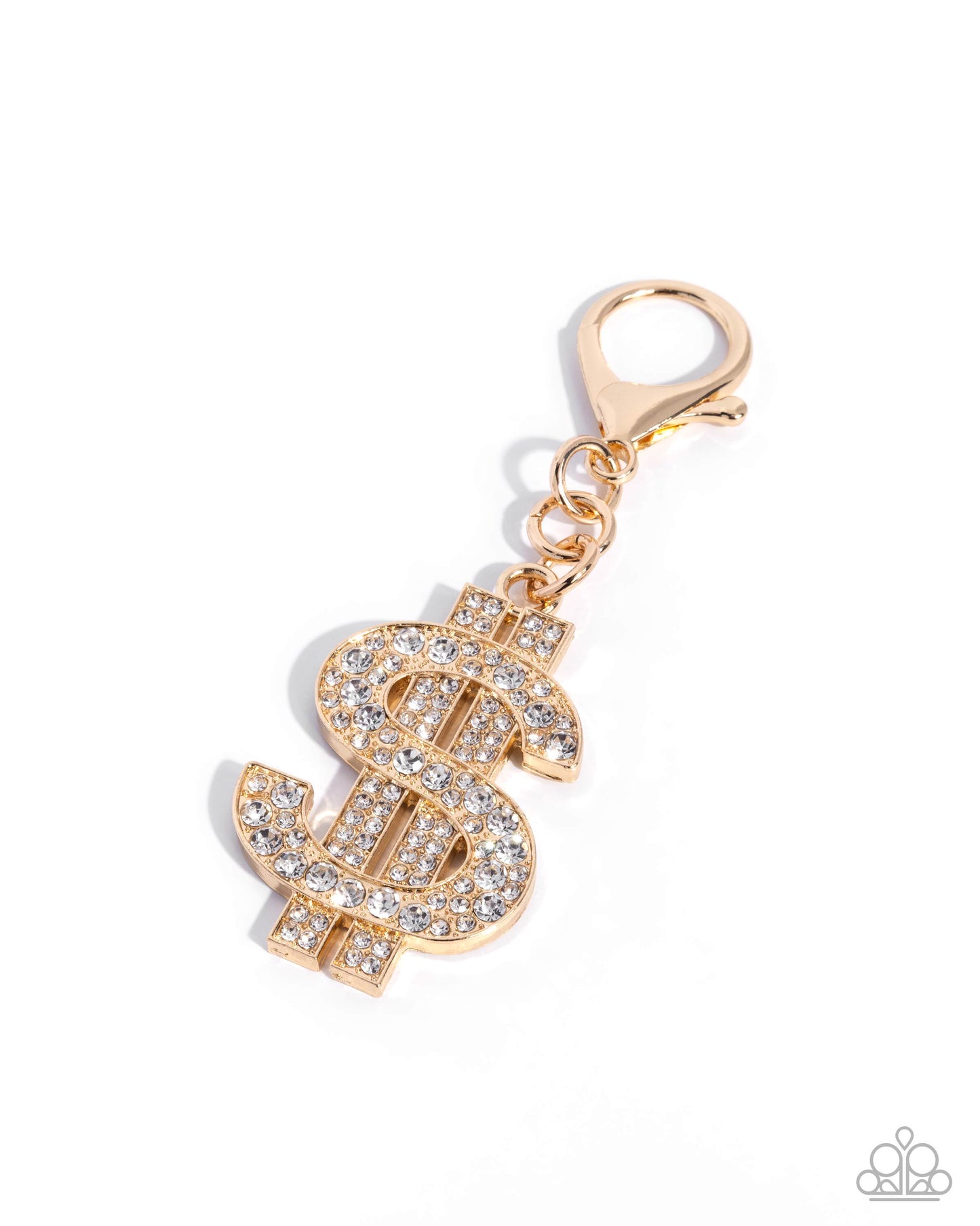Wealthy Patron - gold - Paparazzi bag charm