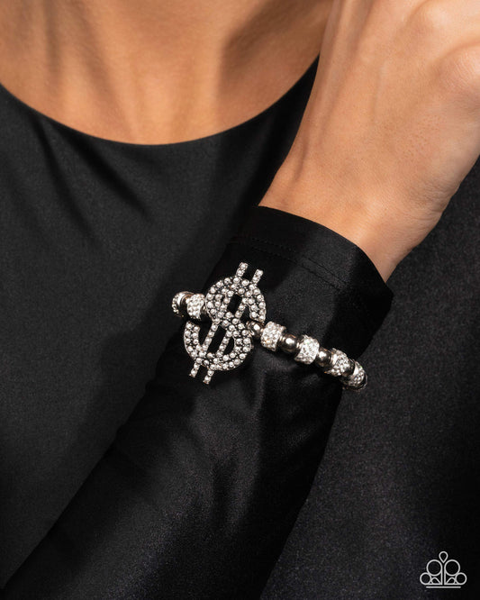 Wealthy Whimsy - white - Paparazzi bracelet