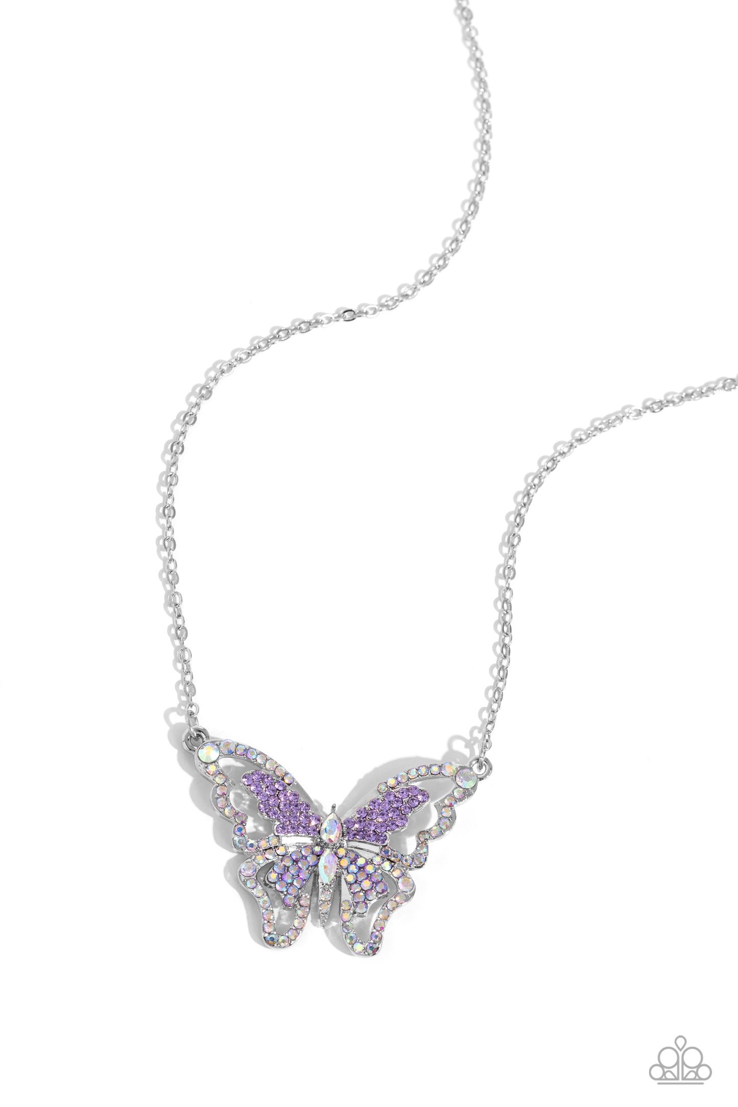 Weekend WINGS - purple - Paparazzi necklace