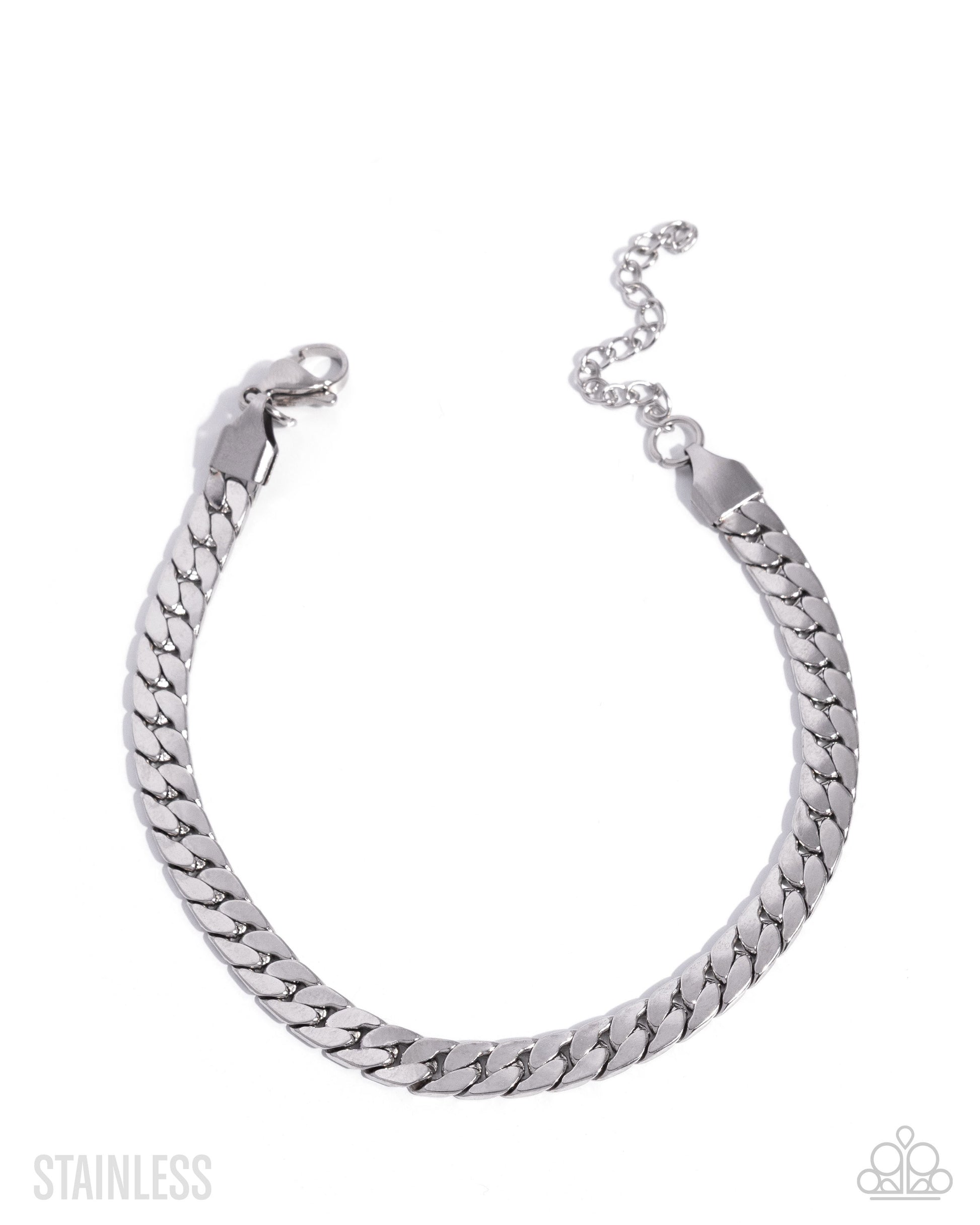 Weekend Wait - silver - Paparazzi MENS bracelet