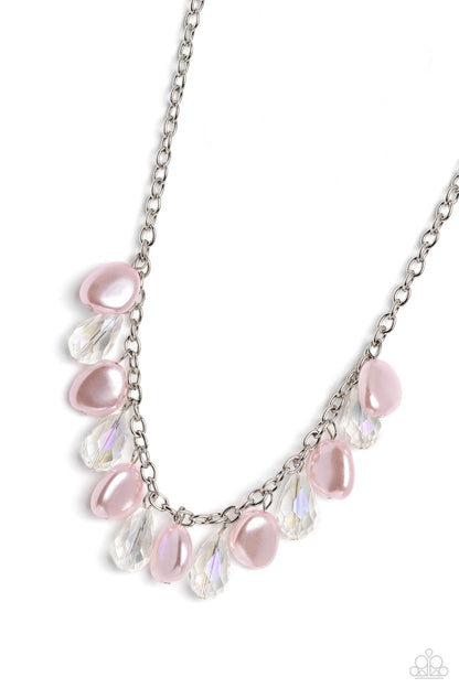 Welcome to BALL Street - pink - Paparazzi necklace