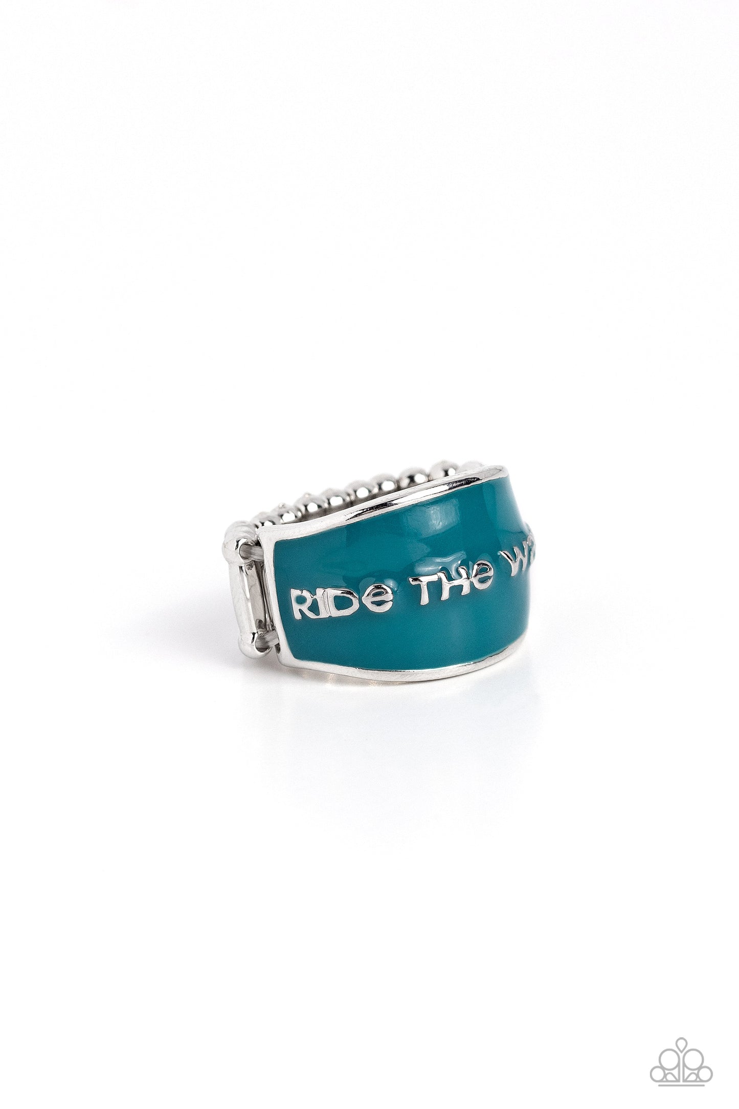 West Coast Waves - blue - Paparazzi ring