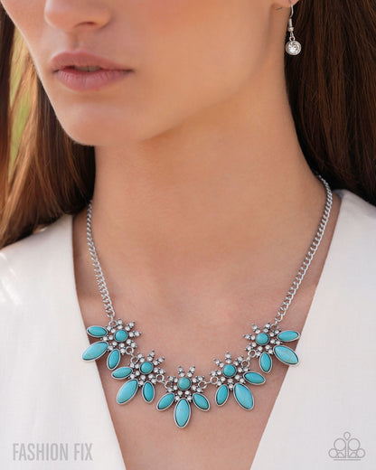 Western Revival - blue - Paparazzi necklace
