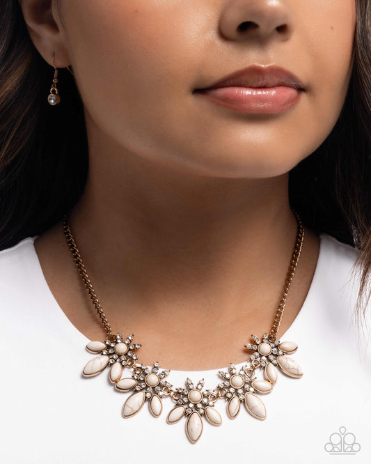 Western Revival - gold - Paparazzi necklace