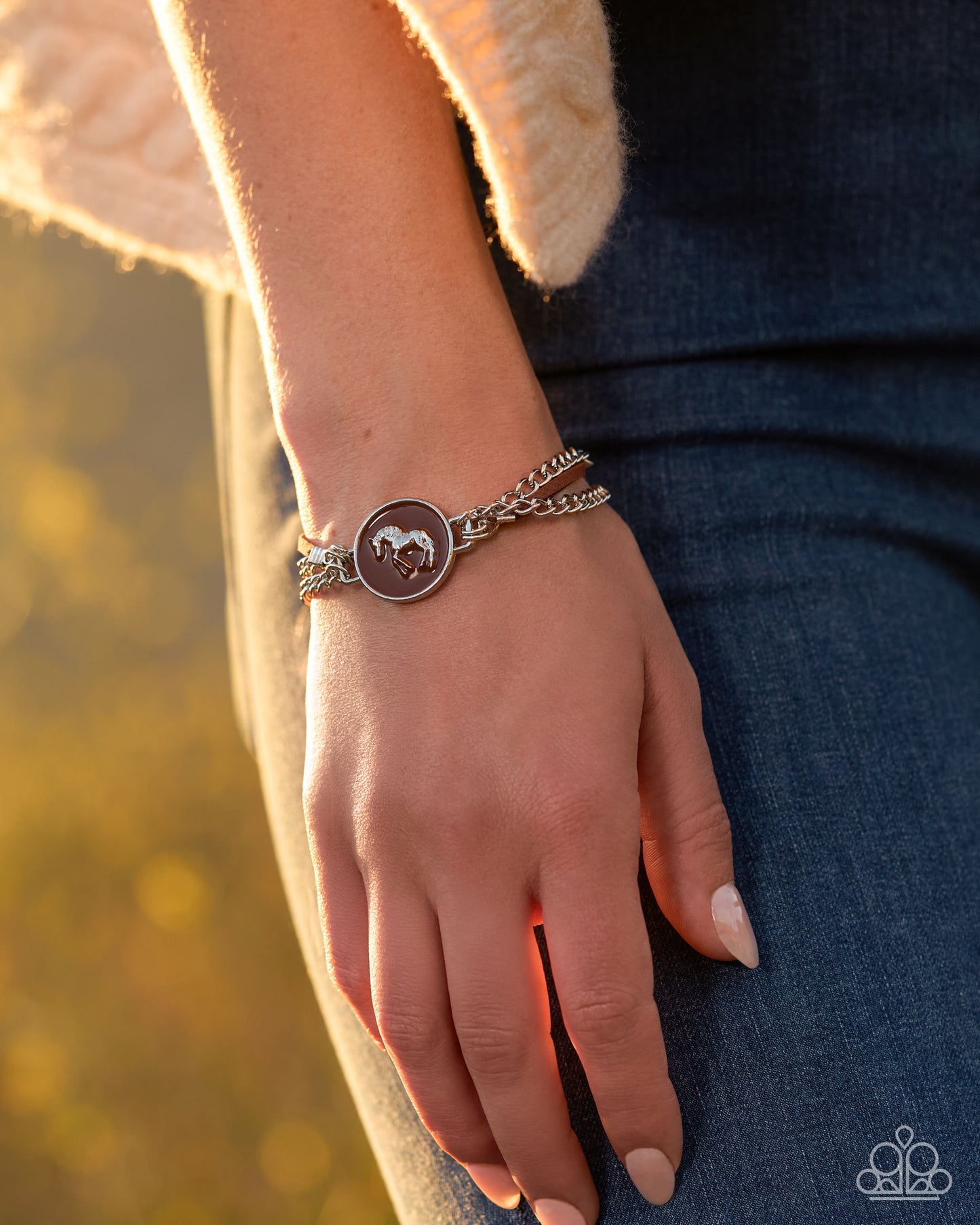 Western Roundup - brown - Paparazzi bracelet