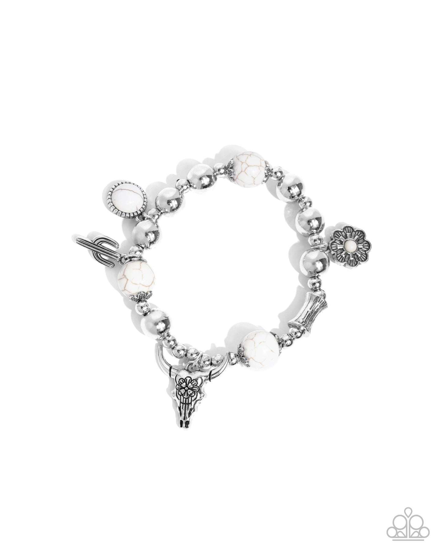 Western Welcome - white - Paparazzi bracelet