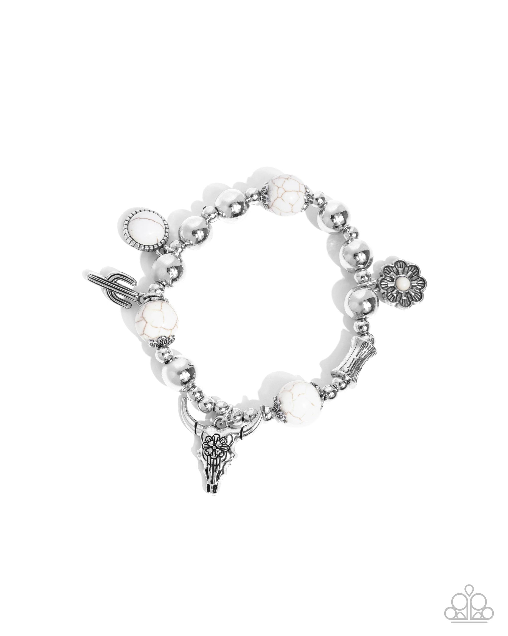 Western Welcome - white - Paparazzi bracelet