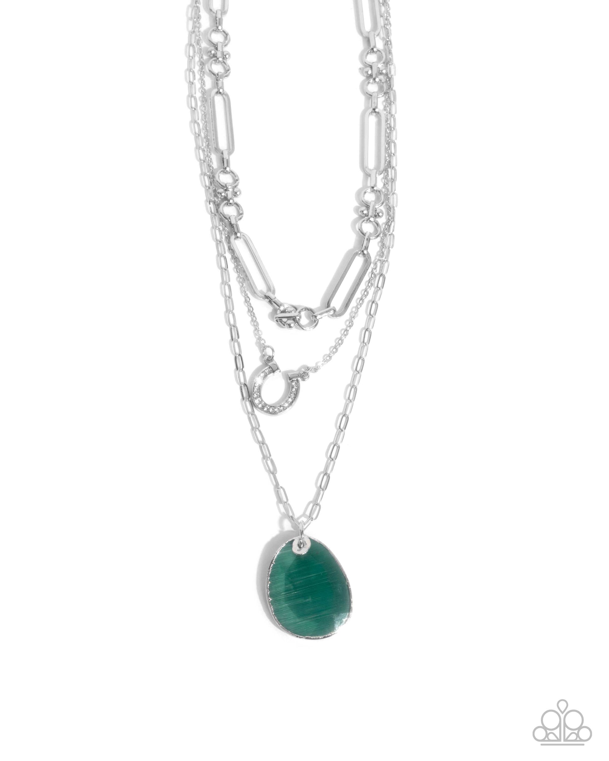 Western Wheelhouse - green - Paparazzi necklace