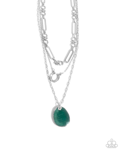 Western Wheelhouse - green - Paparazzi necklace