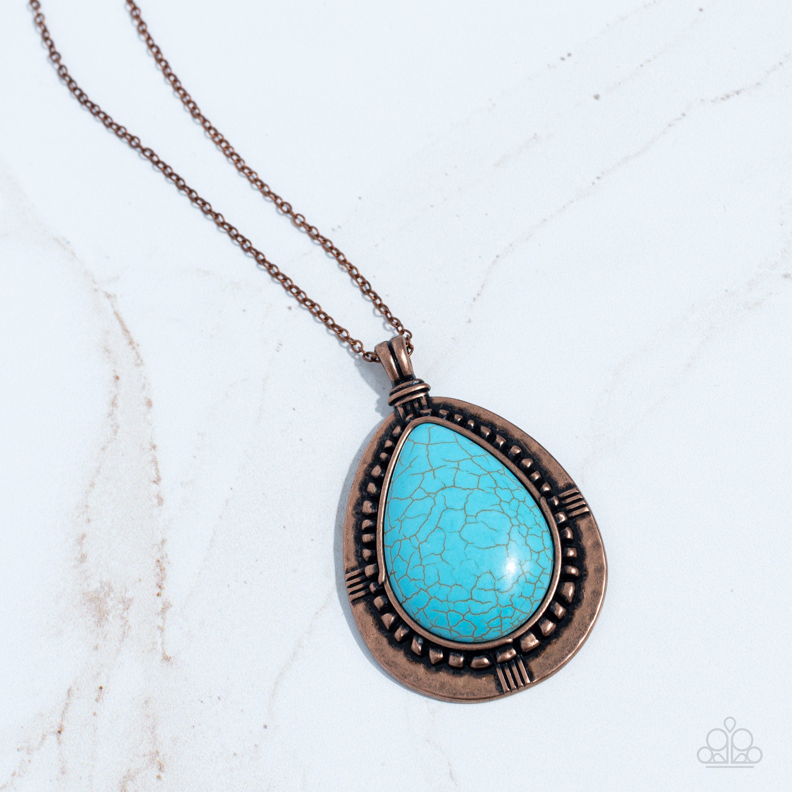 Western Wilderness - copper - Paparazzi necklace – JewelryBlingThing