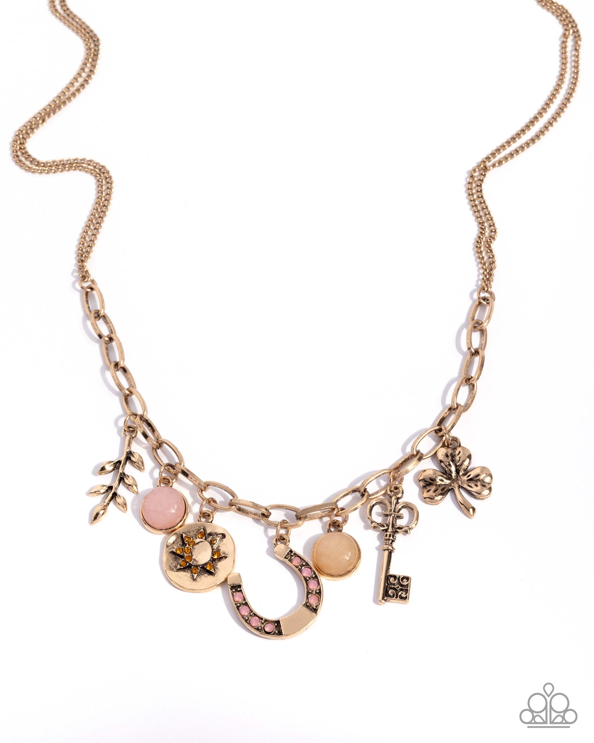 Western Window Shopping - pink - Paparazzi necklace