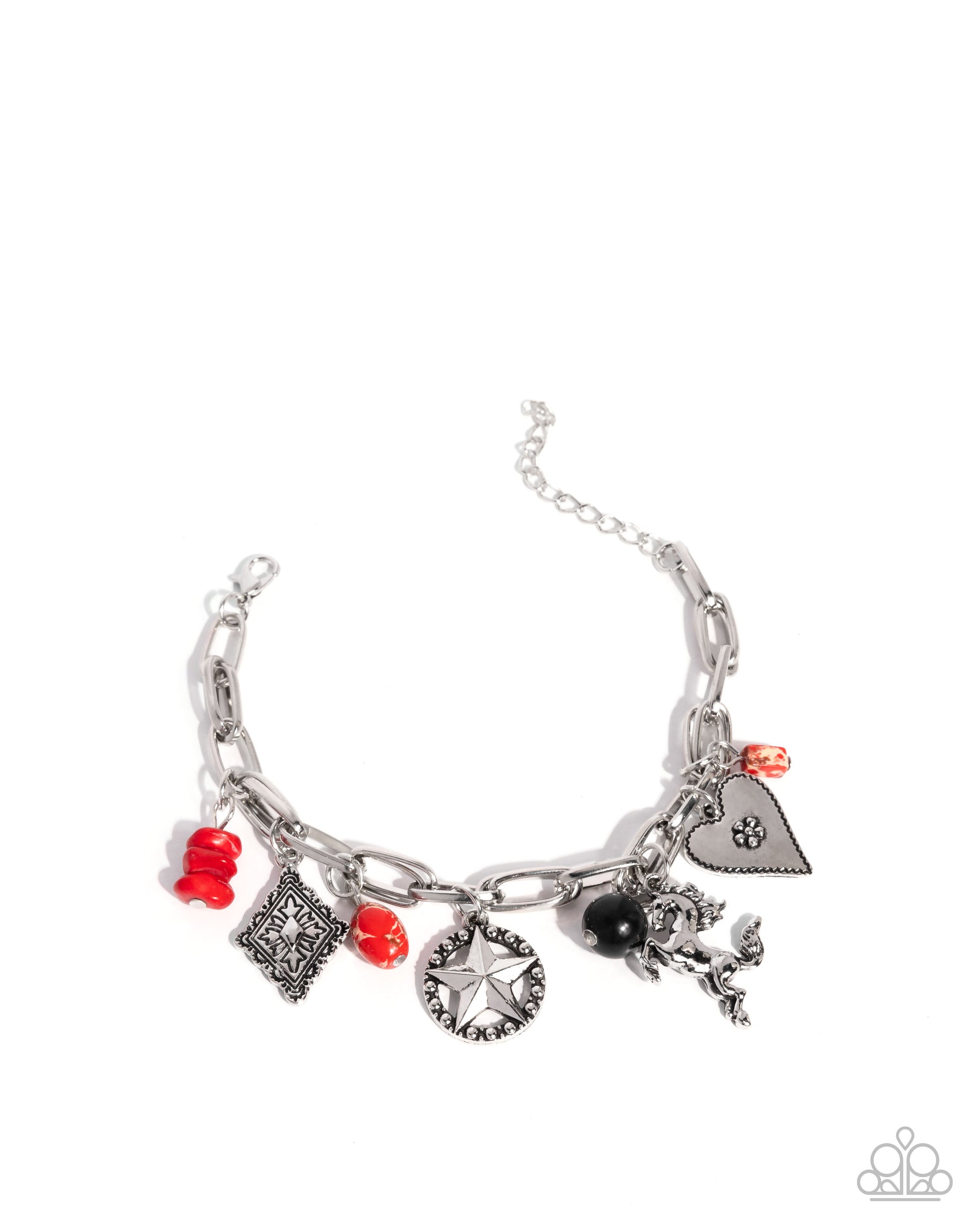 Western Wit - red - Paparazzi bracelet
