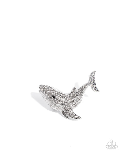Whale of a Time - silver - Paparazzi ring
