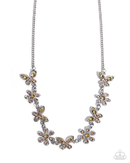 Whimsical Delight - yellow - Paparazzi necklace