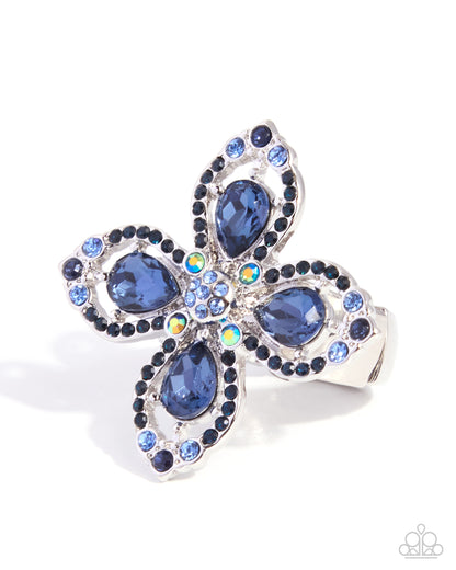Whimsical Honor - blue - Paparazzi ring