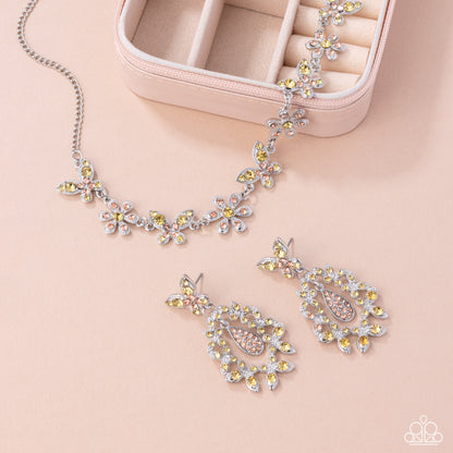 Whimsical Delight - yellow - Paparazzi necklace