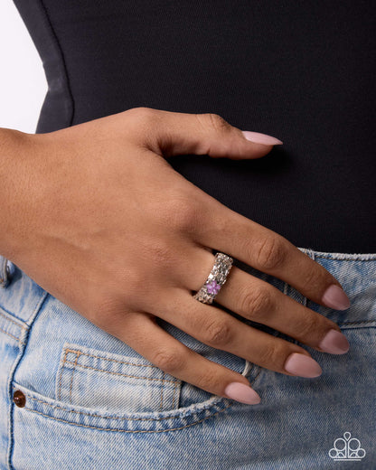 Whimsical Subscription - purple - Paparazzi ring