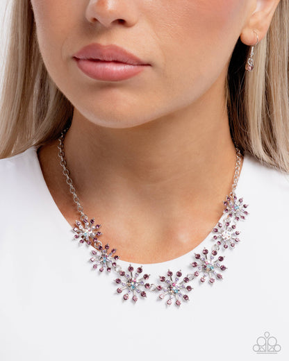 Whimsical Wait - purple - Paparazzi necklace