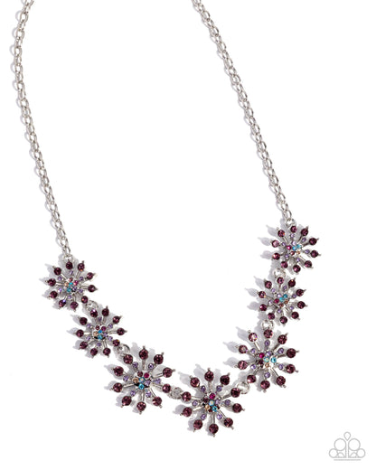 Whimsical Wait - purple - Paparazzi necklace