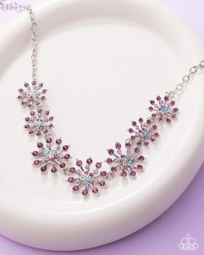 Whimsical Wait - purple - Paparazzi necklace