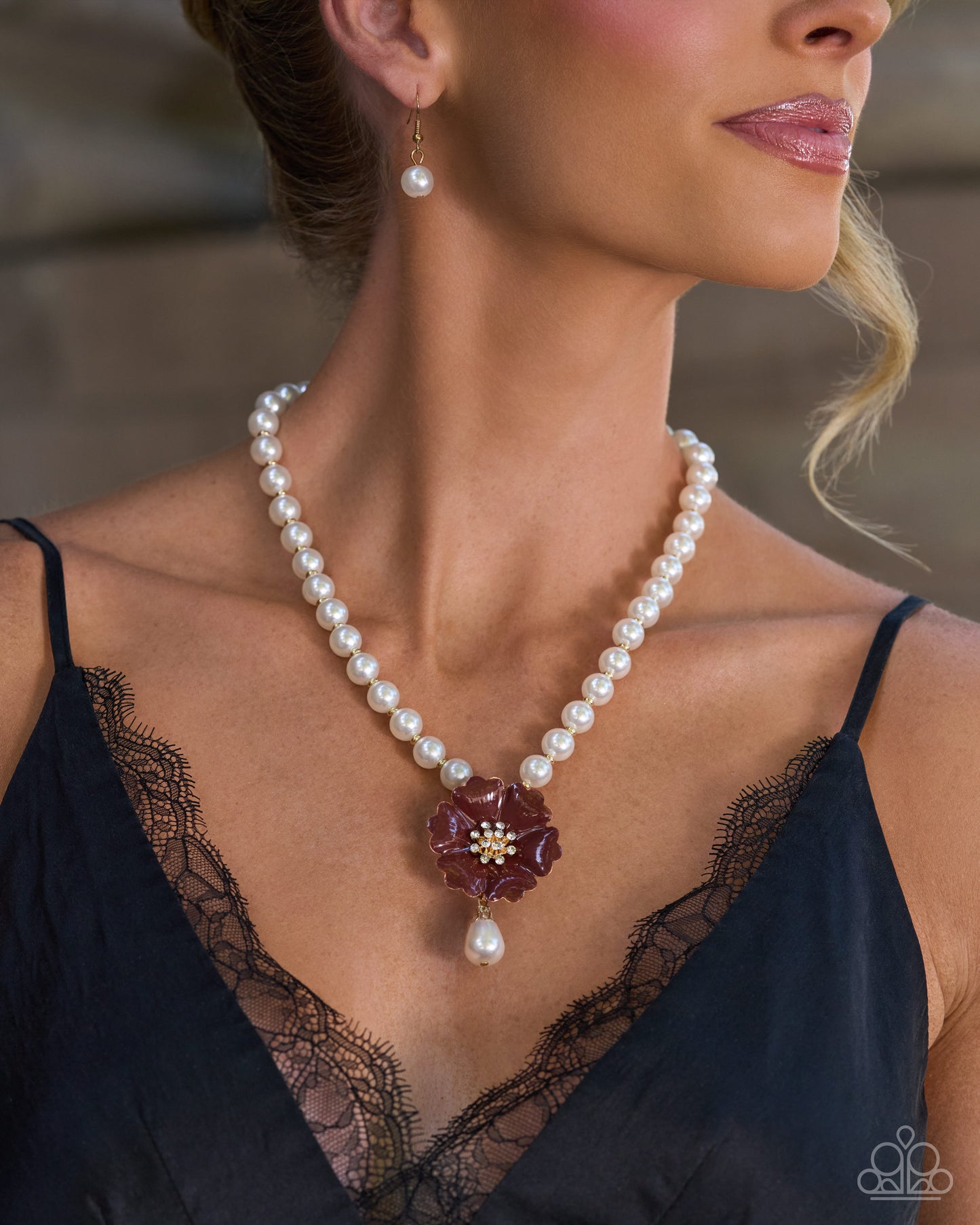 Whimsical Want - brown - Paparazzi necklace