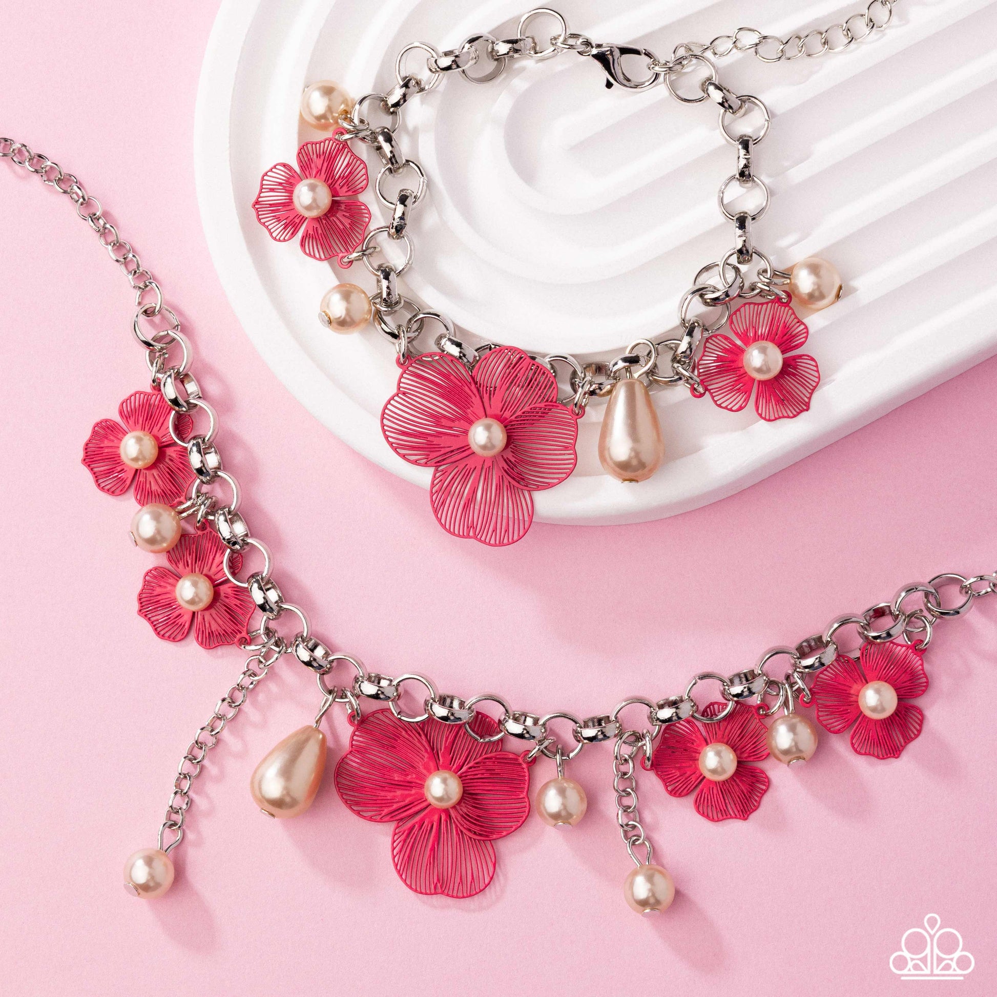 Whimsical Ware - pink - Paparazzi complete set