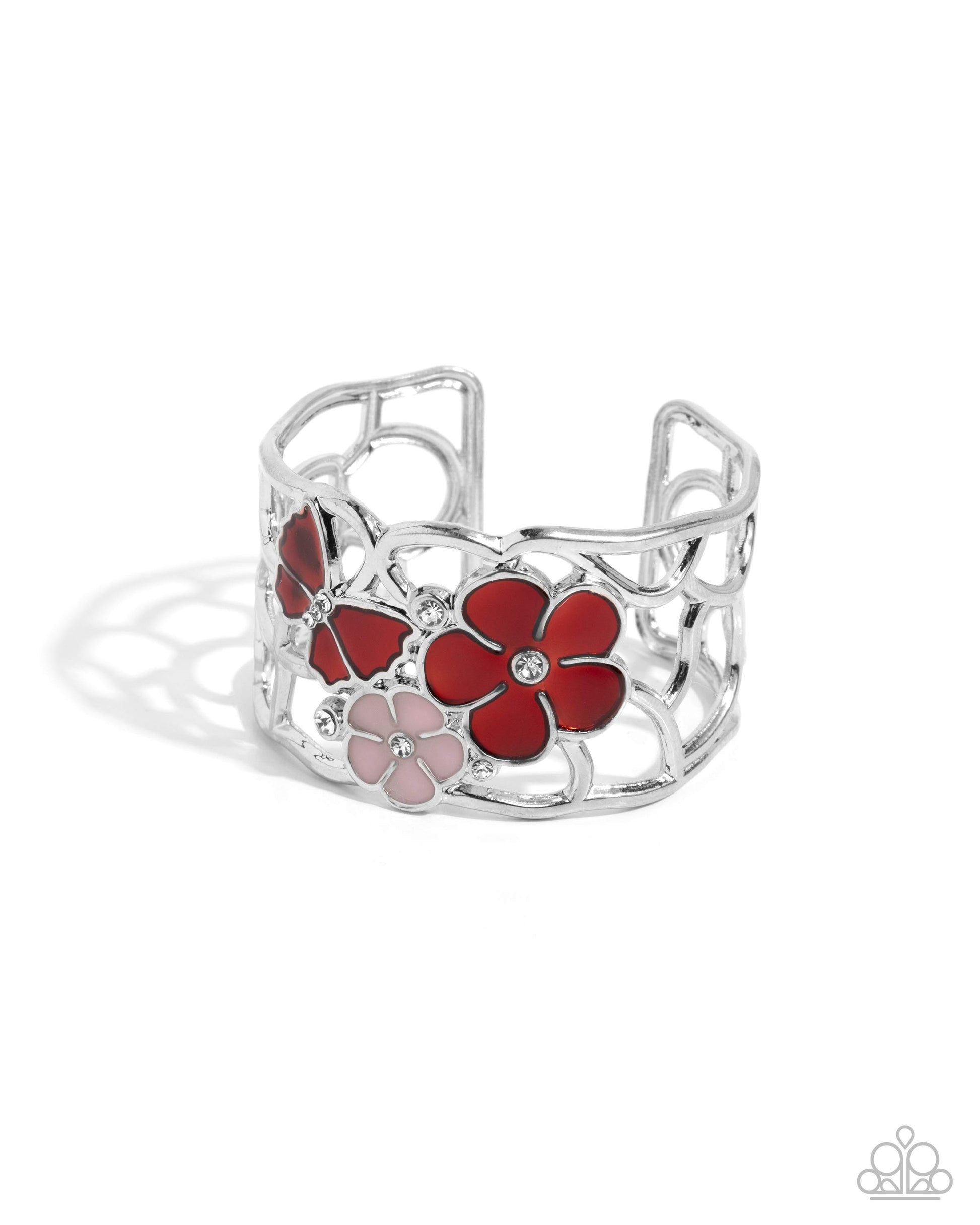 Whimsical Watercolor - red - Paparazzi bracelet