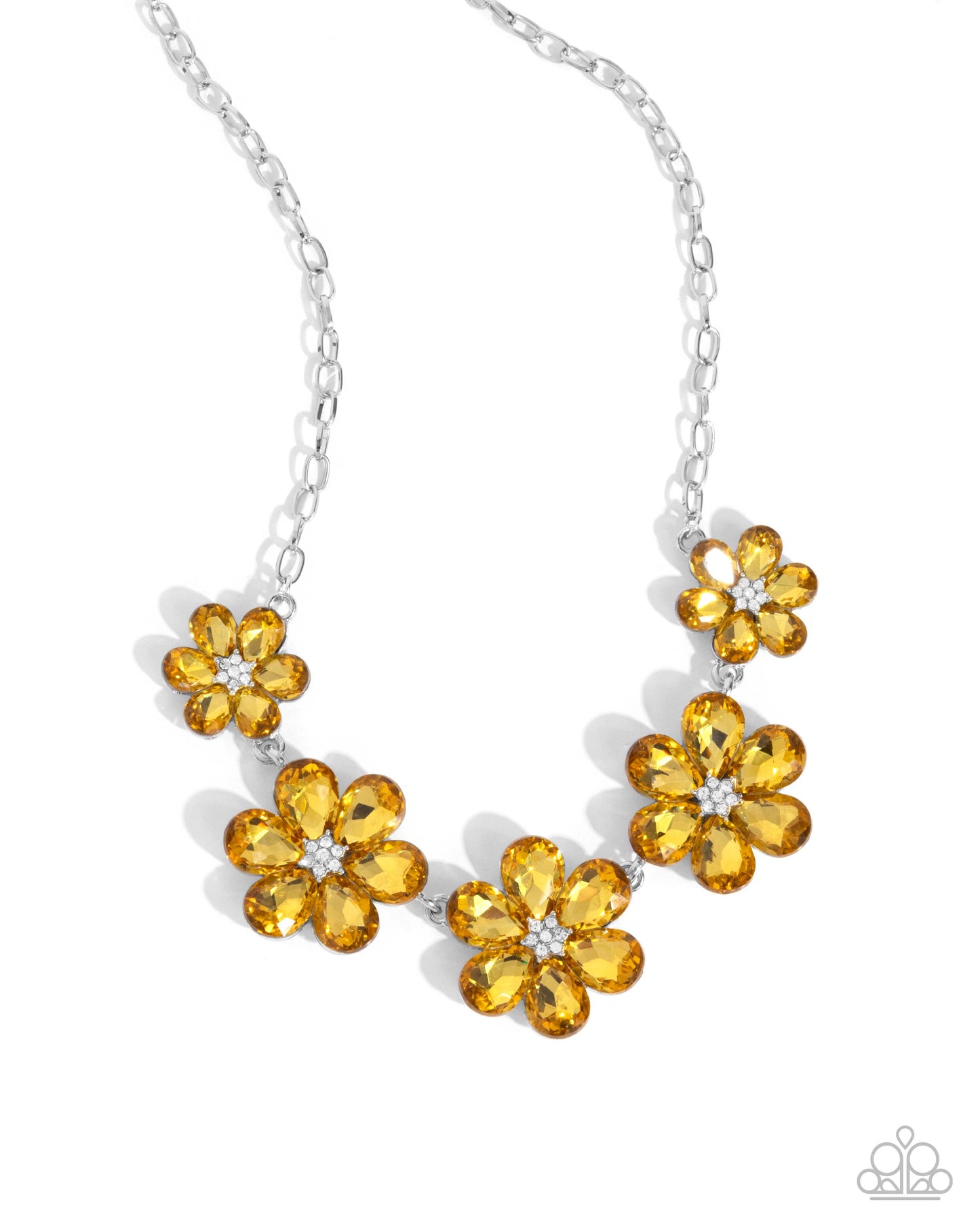 Whimsical Way - yellow - Paparazzi necklace