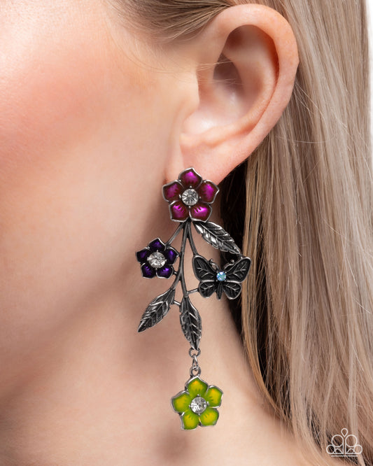 Whimsical Weekend - multi - Paparazzi earrings