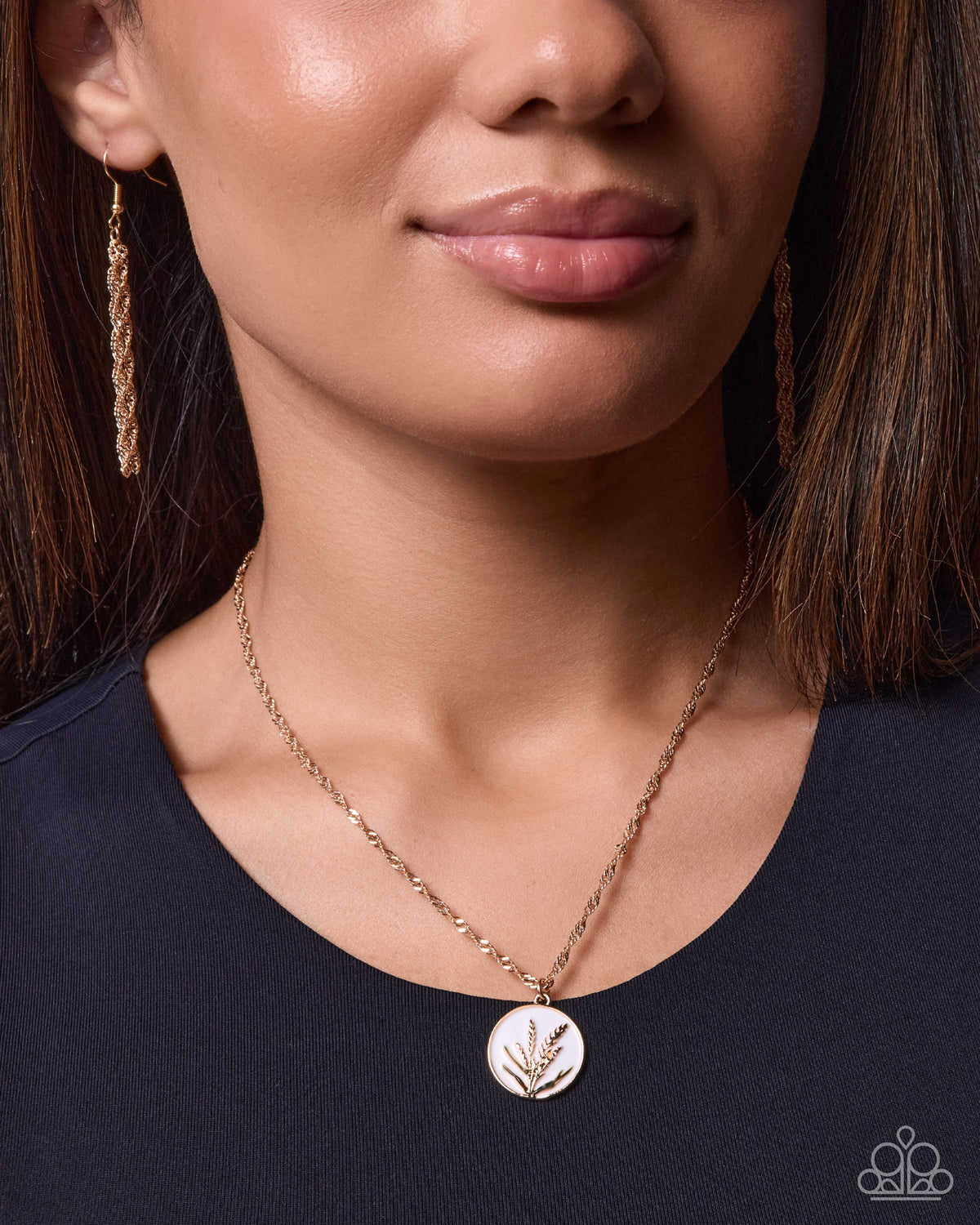Whimsical Wheat - gold - Paparazzi necklace