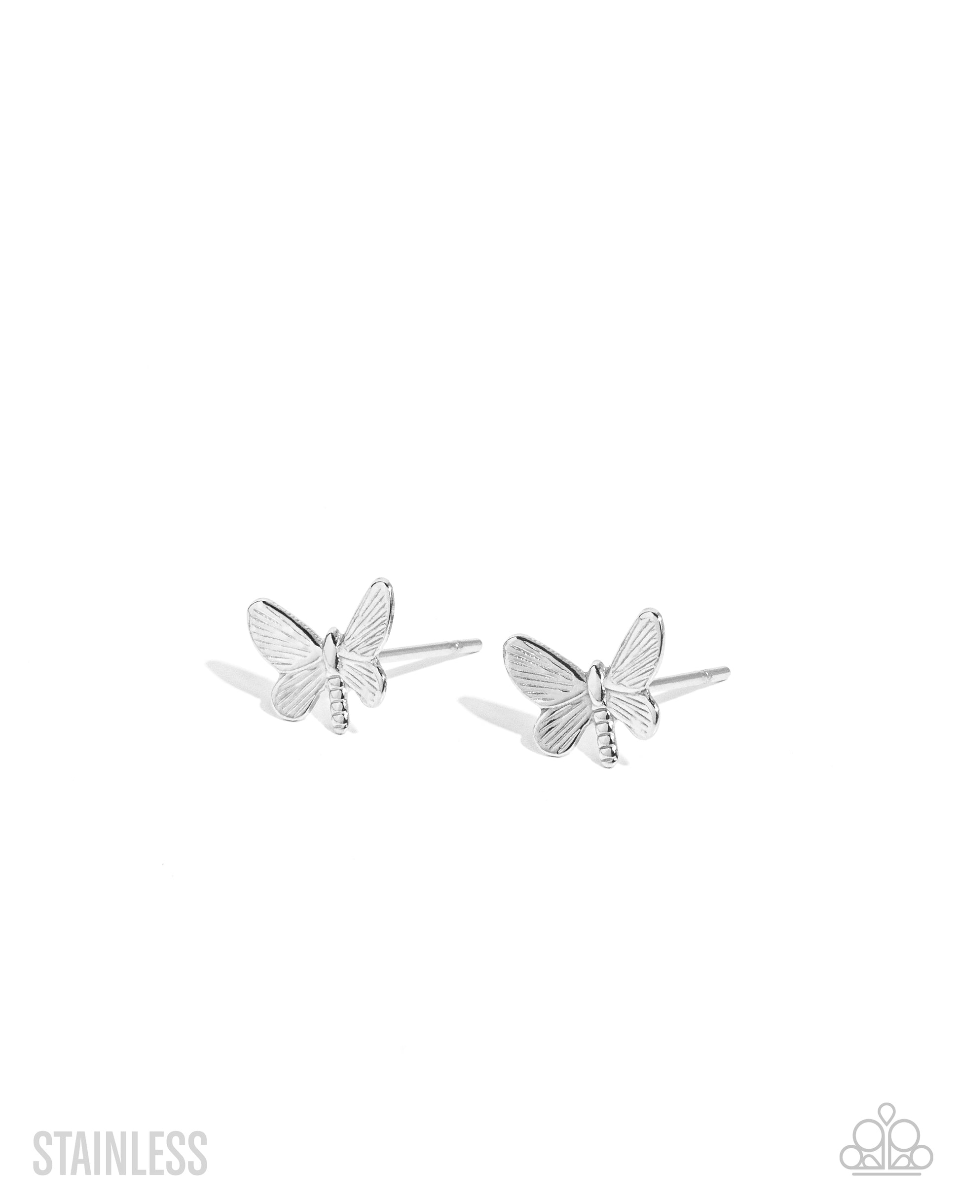 Whimsical Willpower - silver - Paparazzi earrings