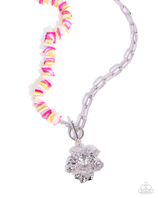 Whimsical Win - pink - Paparazzi necklace