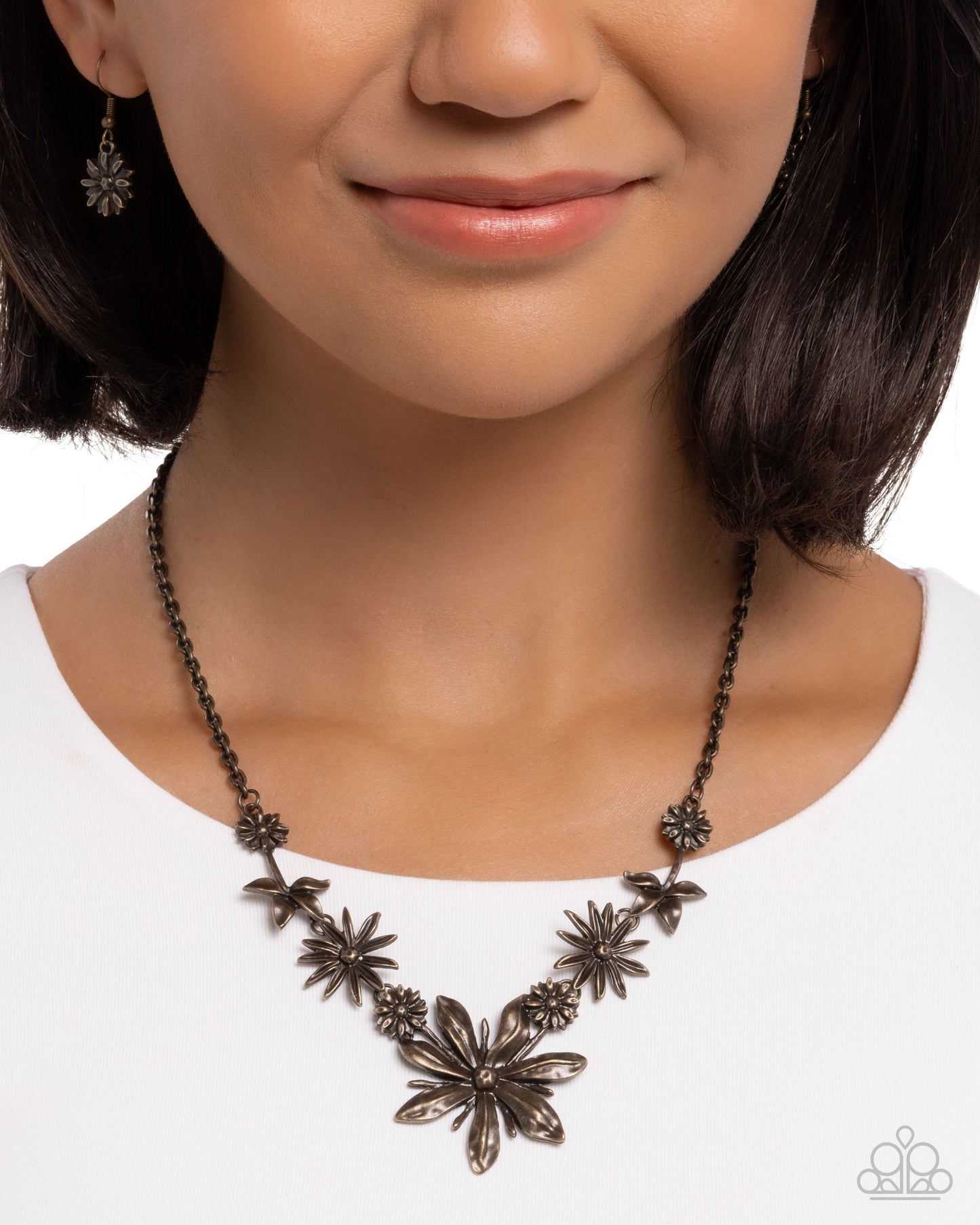 Whimsical Wiz - brass - Paparazzi necklace