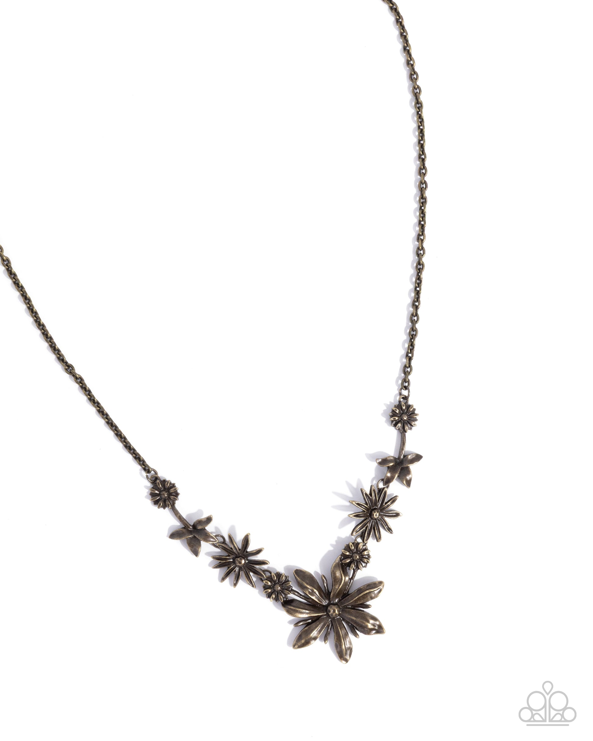 Whimsical Wiz - brass - Paparazzi necklace