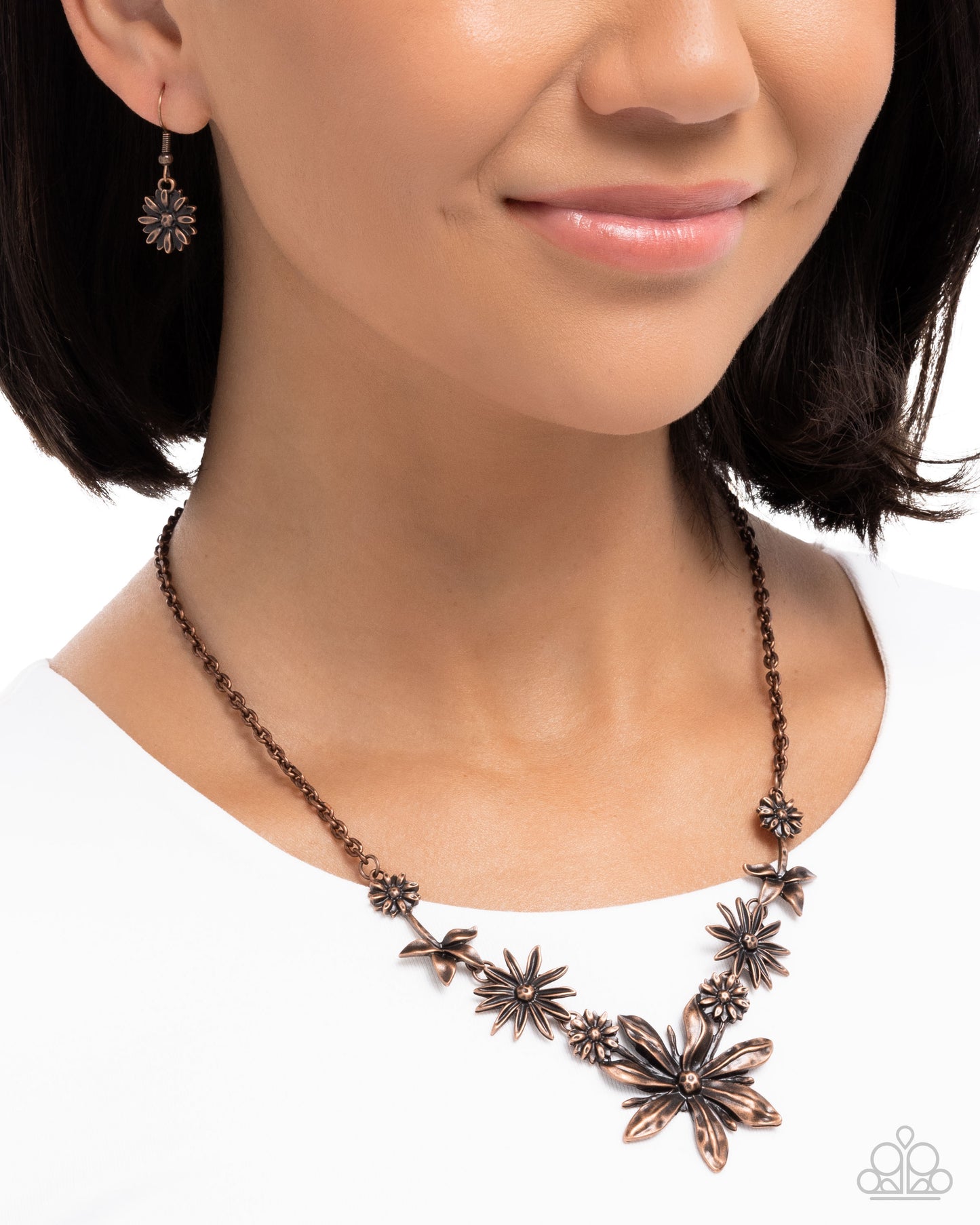 Whimsical Wiz - copper - Paparazzi necklace