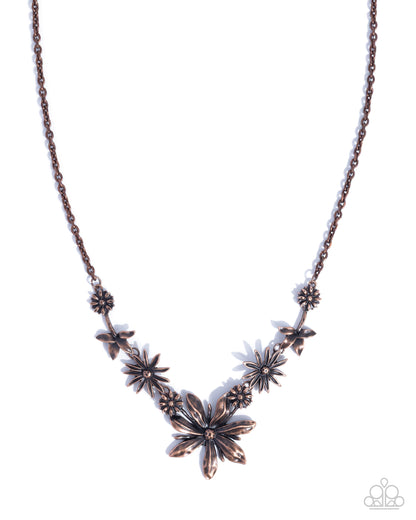Whimsical Wiz - copper - Paparazzi necklace