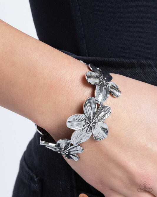 Whimsical Worth - silver - Paparazzi bracelet