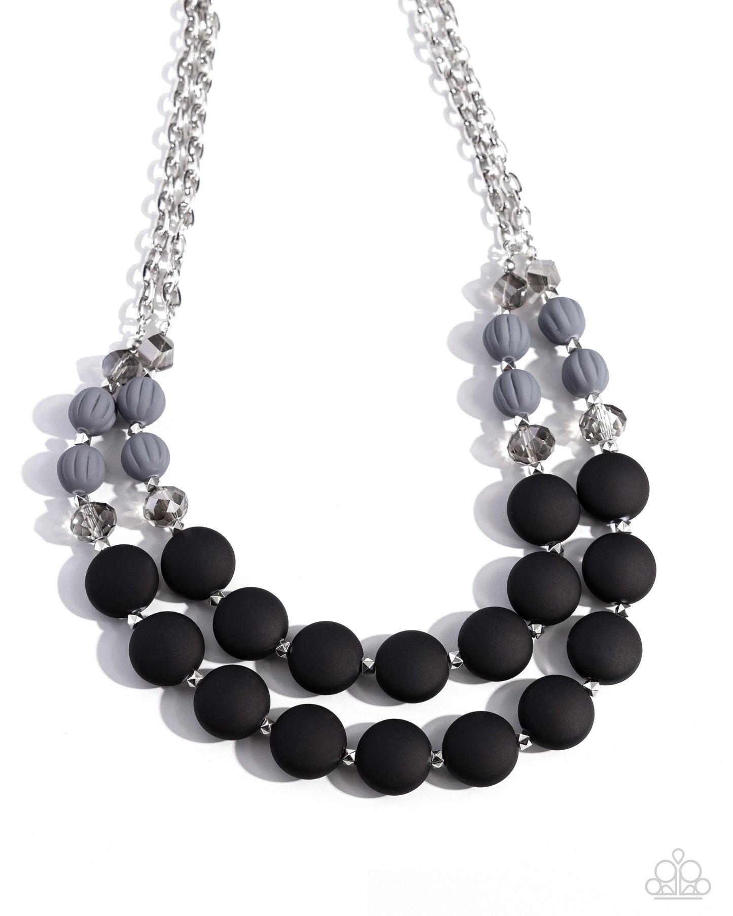 Whimsically Wealthy - black - Paparazzi necklace