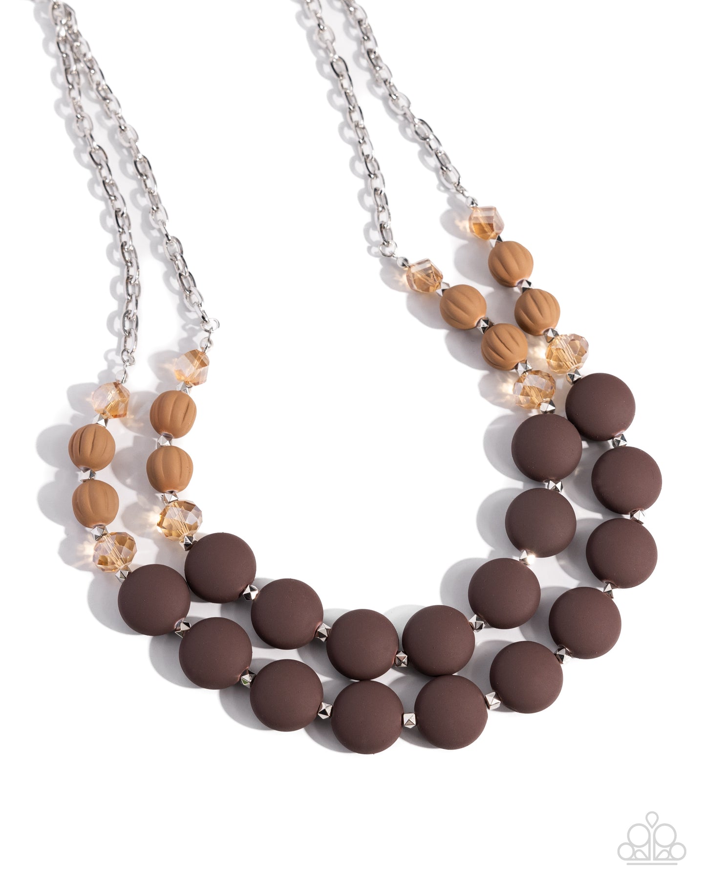 Whimsically Wealthy - brown - Paparazzi necklace