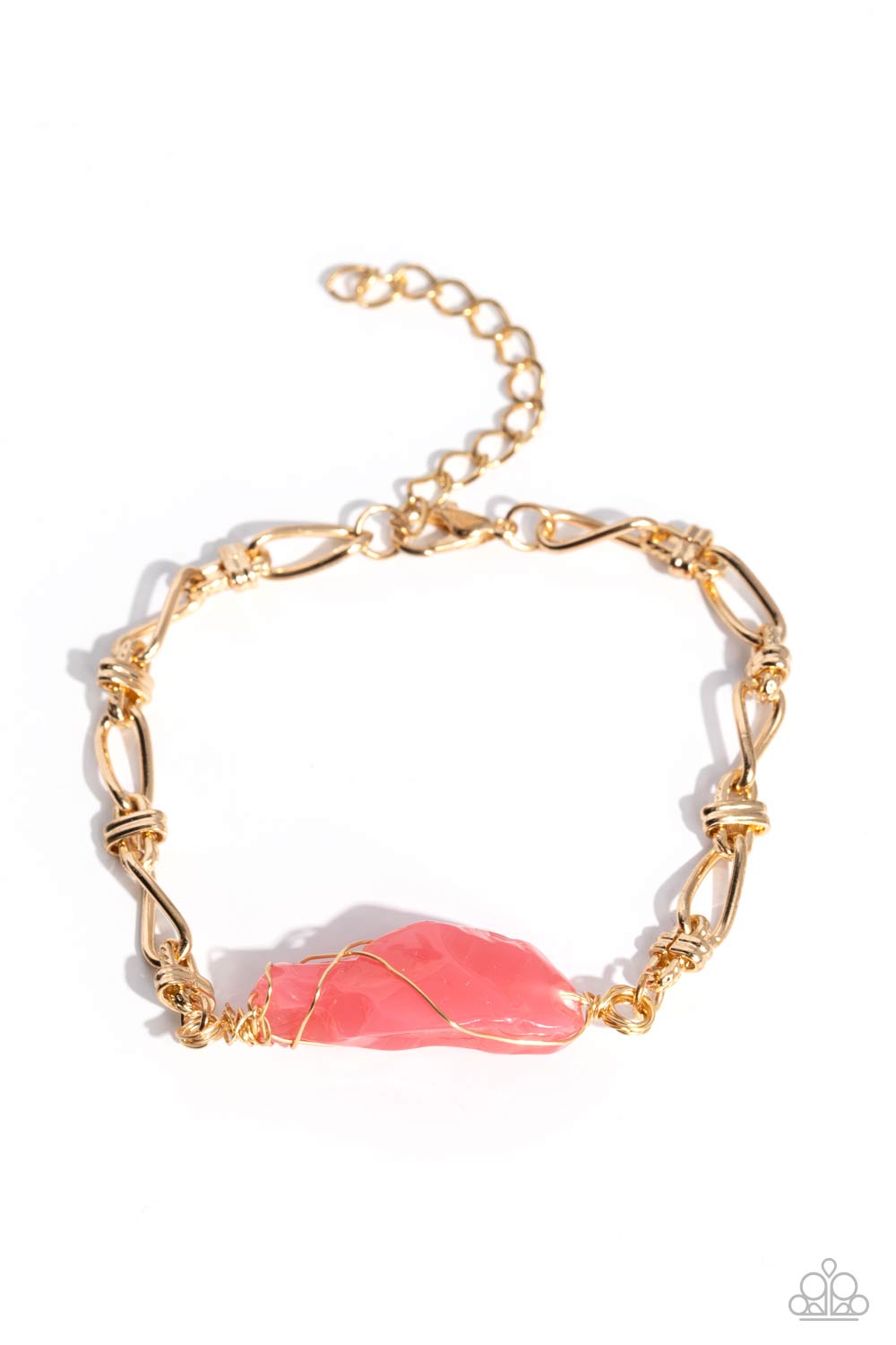 Whimsically Wrapped - pink - Paparazzi bracelet