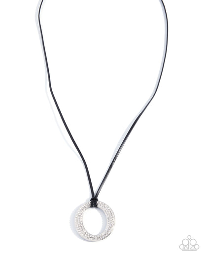 Whisper of Elegance - black - Paparazzi necklace