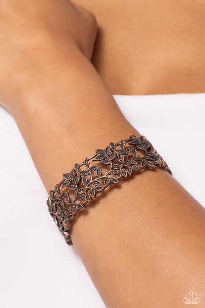 Whose VINE Is It Anyway? - copper - Paparazzi bracelet