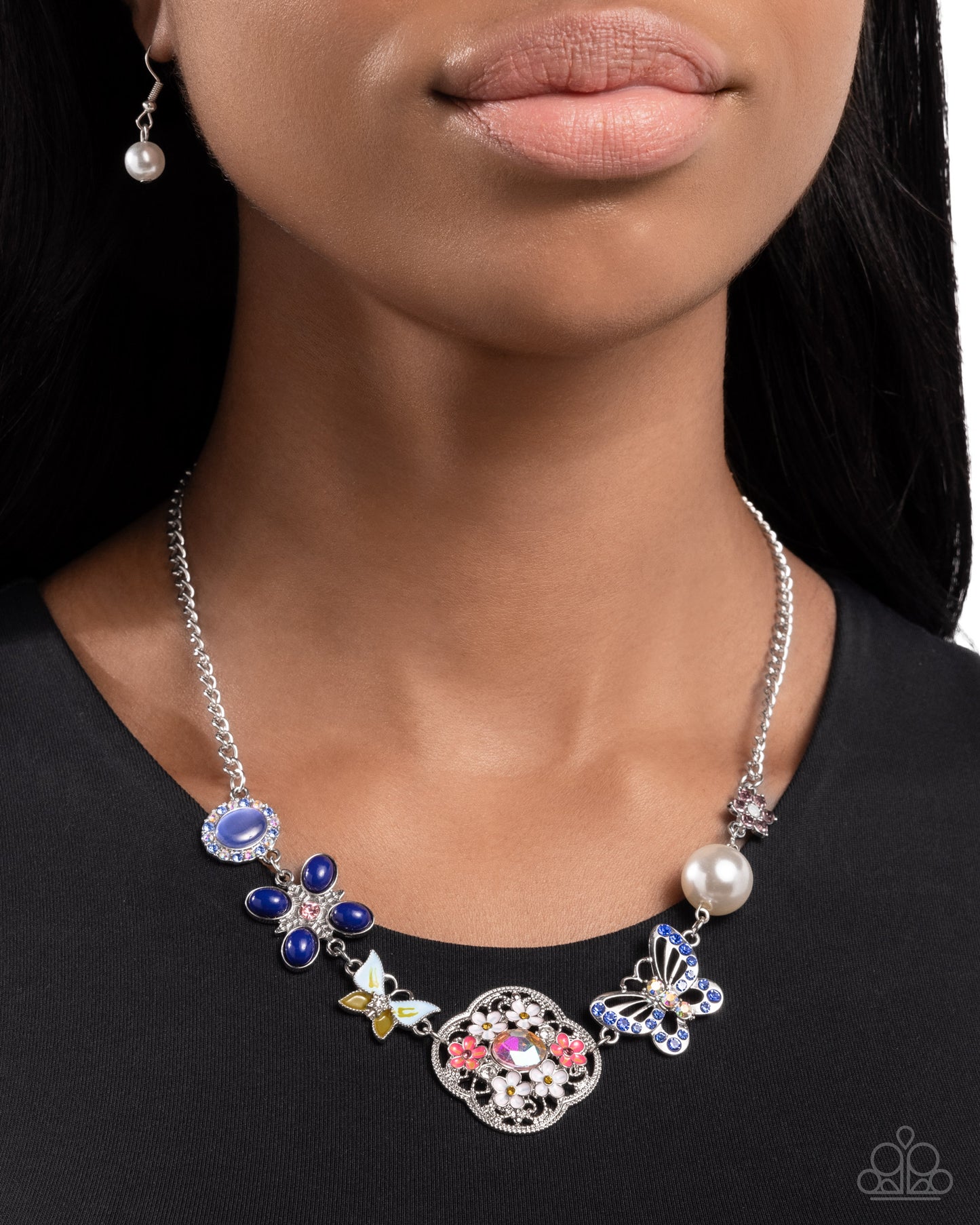 Widespread Whimsy - blue - Paparazzi necklace
