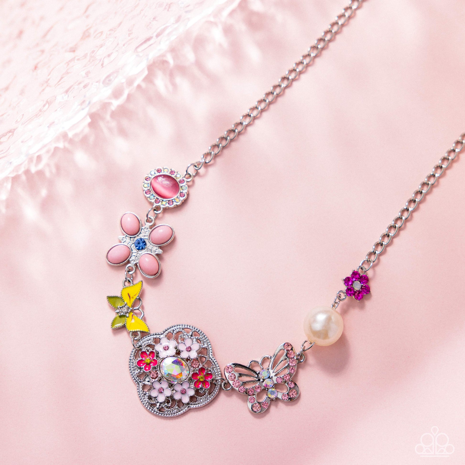Widespread Whimsy - pink - Paparazzi necklace