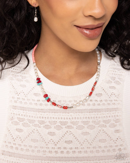 Wild Wardrobe - red - Paparazzi necklace