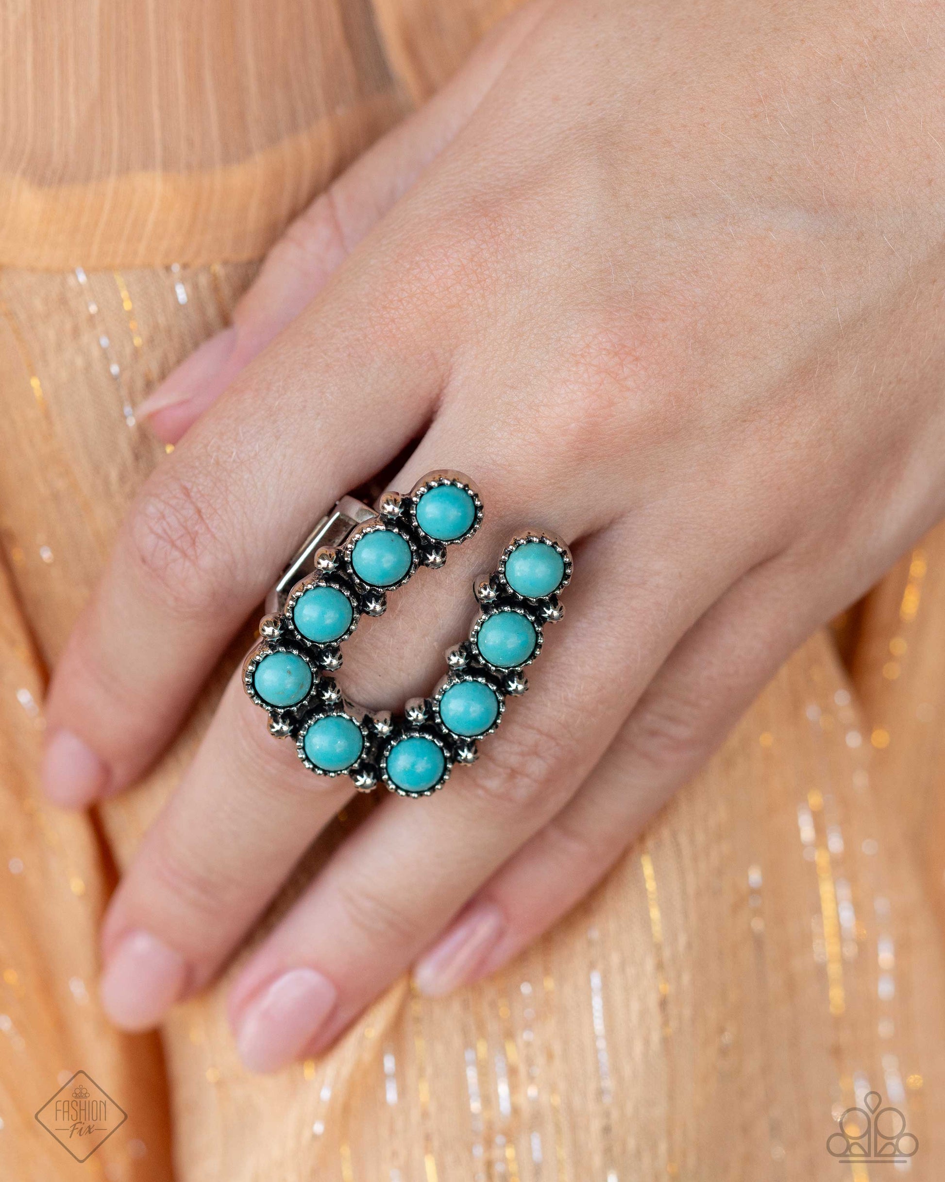 Wild West Whisper - blue - Paparazzi ring