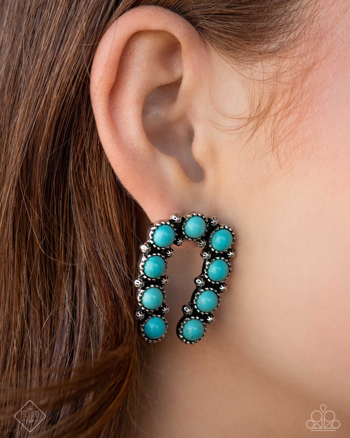 Wild West Wonder - blue - Paparazzi earrings