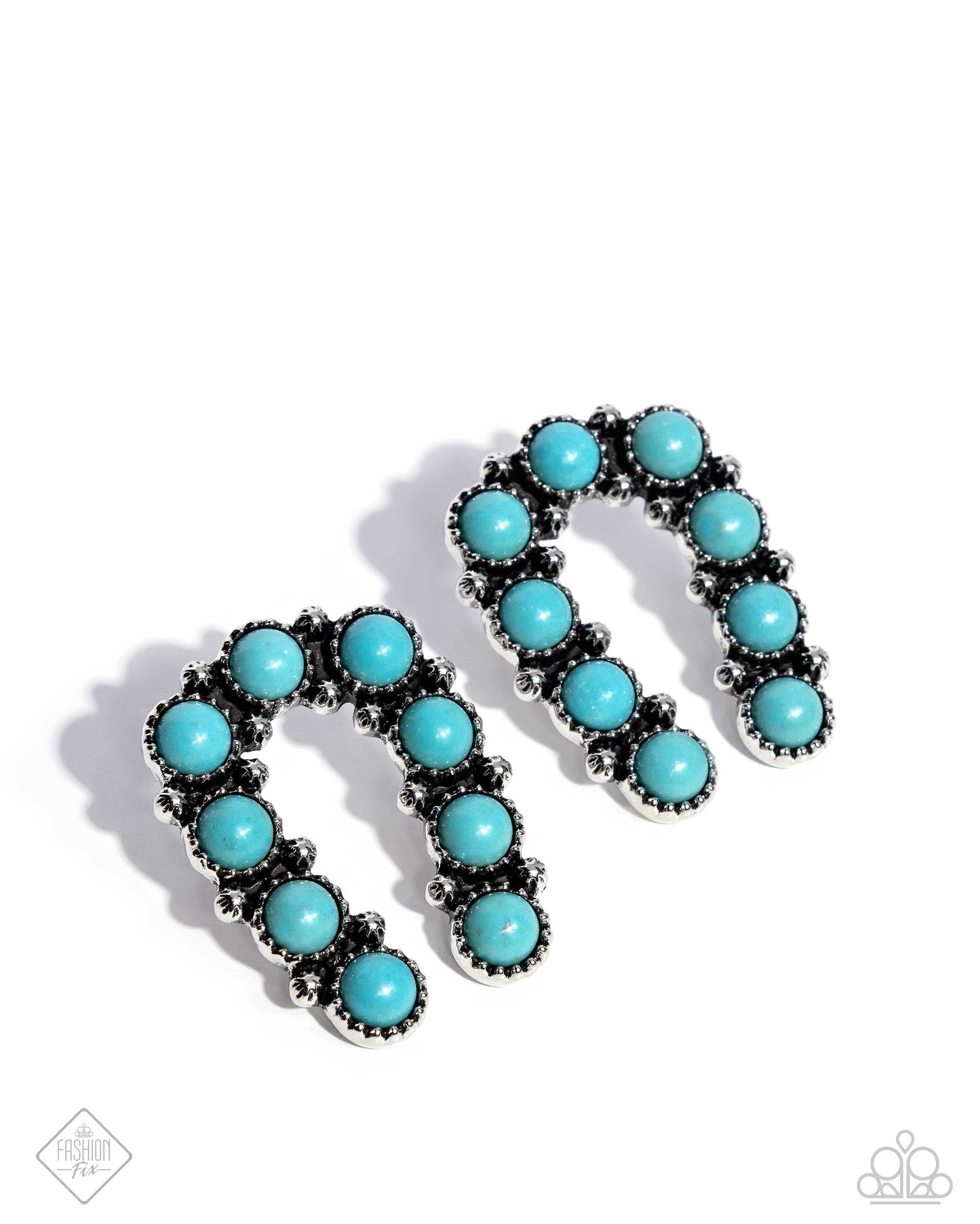 Wild West Wonder - blue - Paparazzi earrings