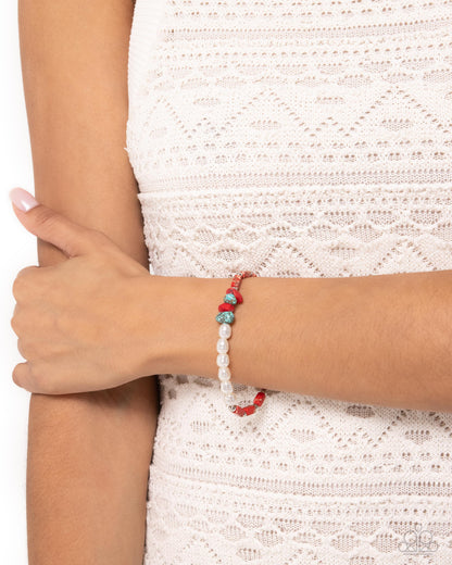 Wild Whimsicality - red - Paparazzi bracelet